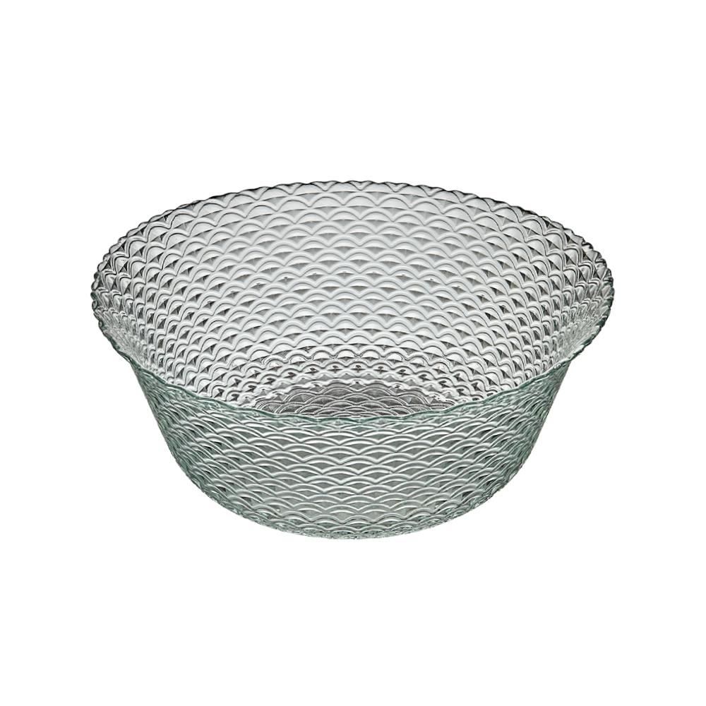 Fruteira de Vidro Escamado Vitazza 30Cm