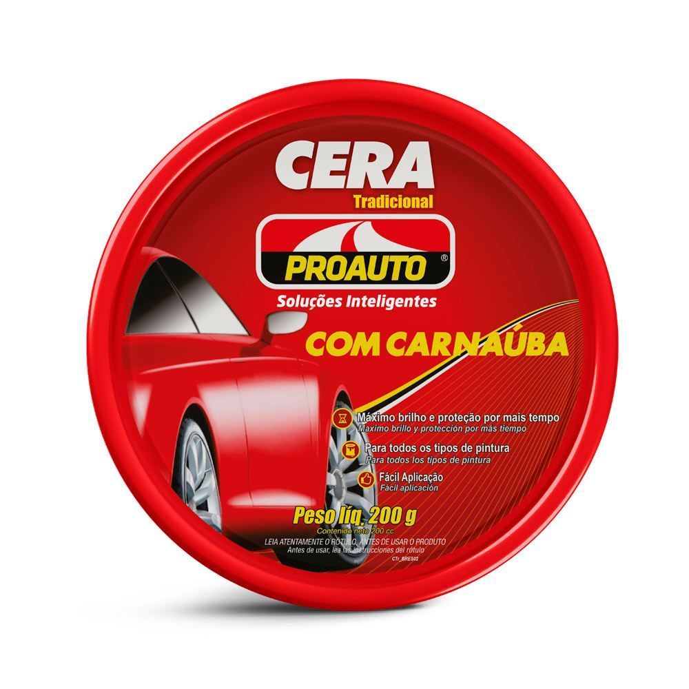 Cera Limpadora Tradicional 200G Proauto - 5257