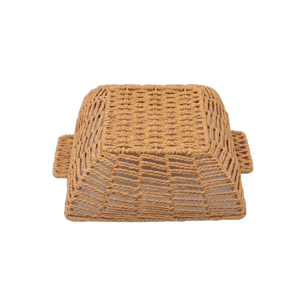 Cesta Quadrada Com Alça Havan Casa 25,5Cm - Natural