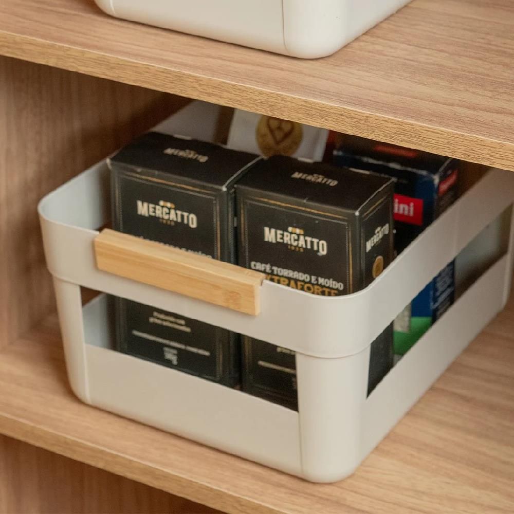 Cesto Lume Ou 14 Litros - BEGE FECHADO