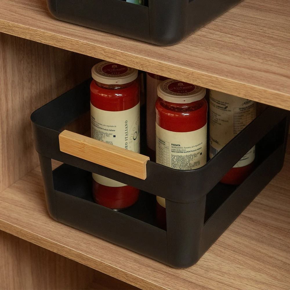 Cesto Lume Ou 14 Litros - PRETO FECHADO