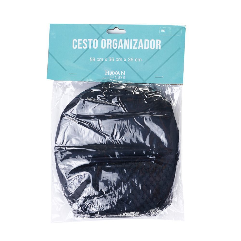 Cesto De Roupa Dobrável Preto - Havan Casa