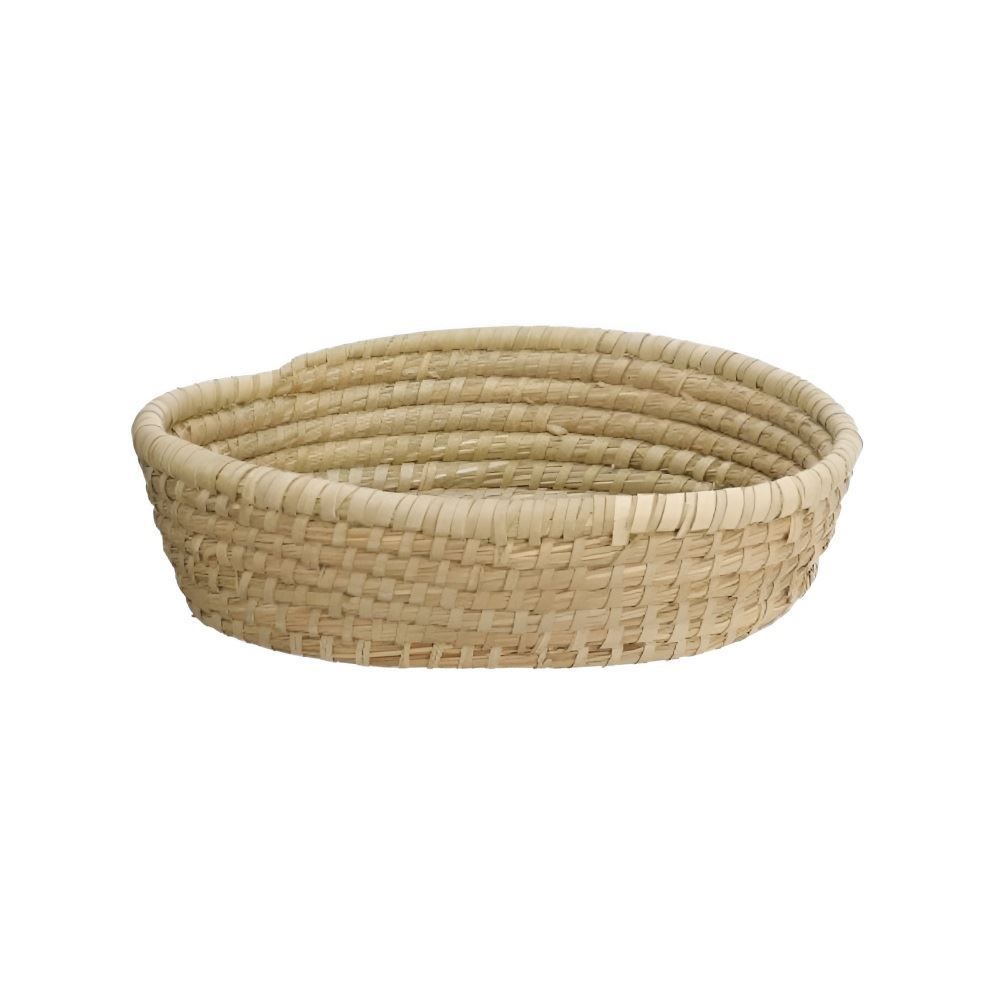 Cesto Oval Palmar Pequeno Hauskraft 24 Cm - Natural