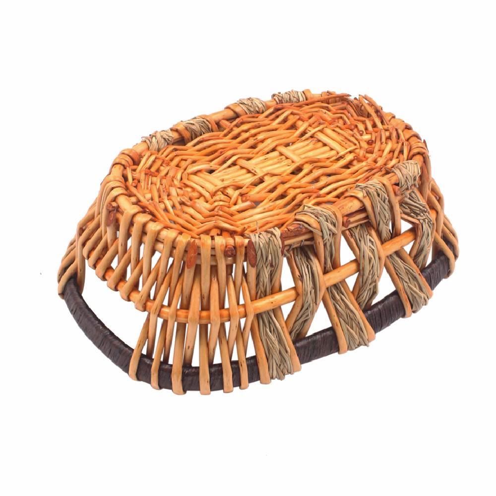 Cesto Oval Vime Havan Casa 36Cm - Marrom