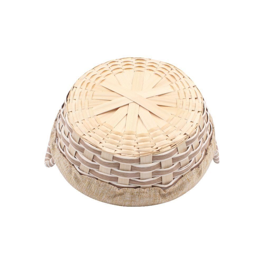Cesto Redondo Com Forro Havan Casa 23Cm - Natural