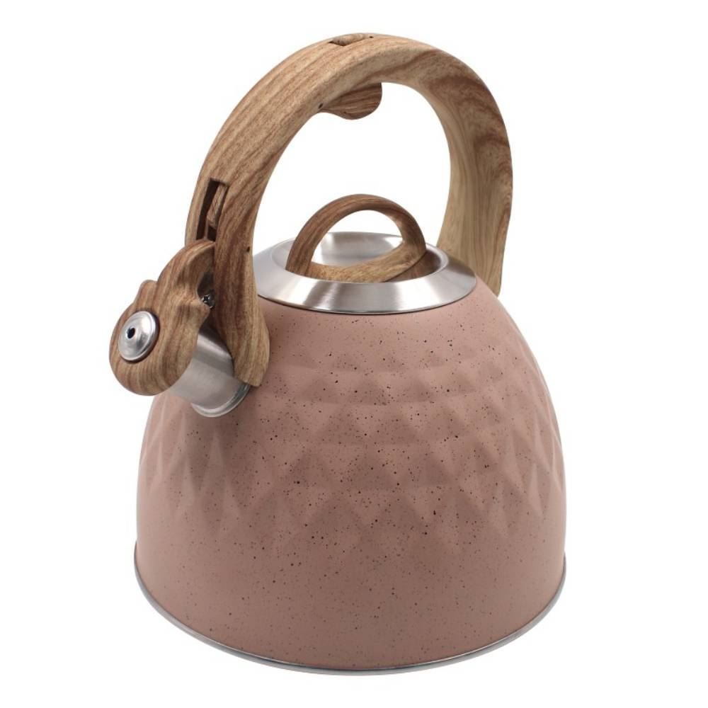 Chaleira Com Apito Diamond 2,7 Litros Havan Casa - Moca Mousse