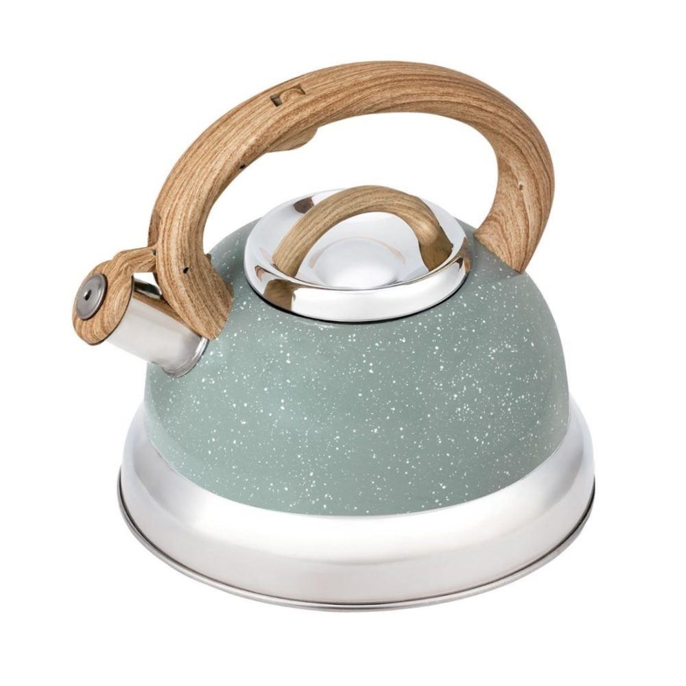 Chaleira Com Apito Roma Aço Inox Havan Casa By Brinox 2,7 Litros - Verde