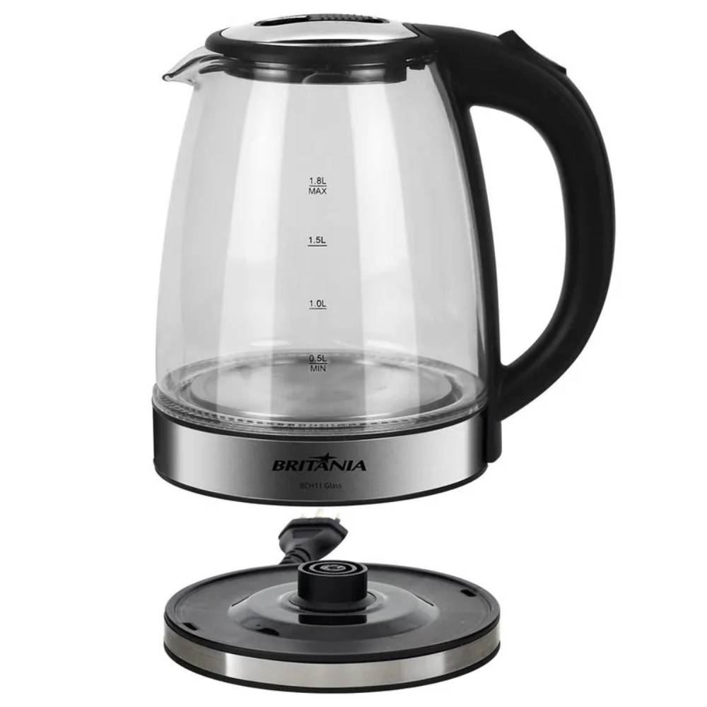 Chaleira Elétrica Britânia Glass 1,8 Litro BCH11