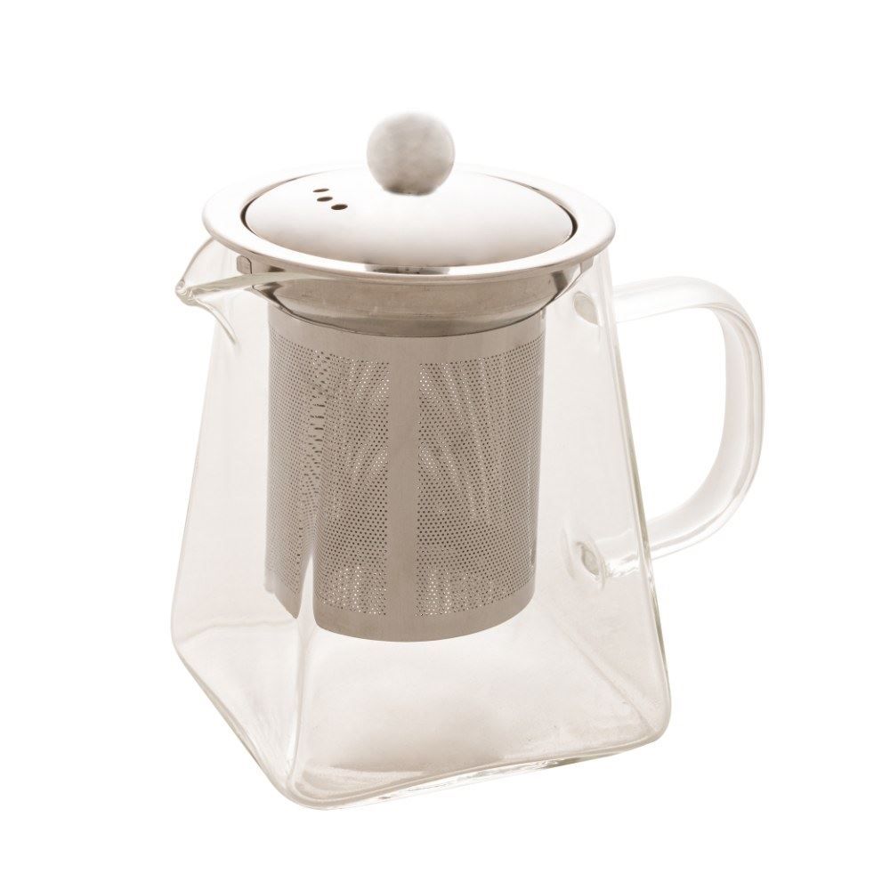 Chaleira Em Vidro Com Filtro Inox Lyor - 550ml