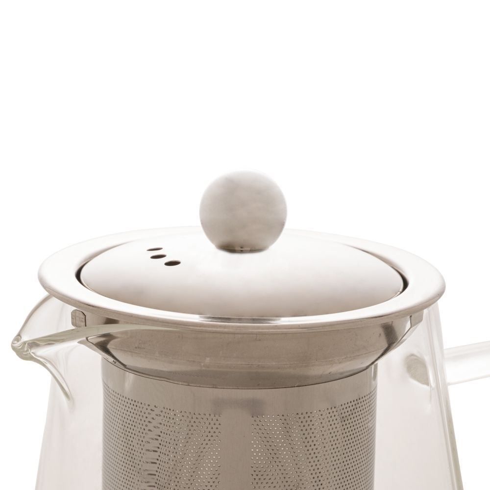 Chaleira Em Vidro Com Filtro Inox Lyor  -  550ml