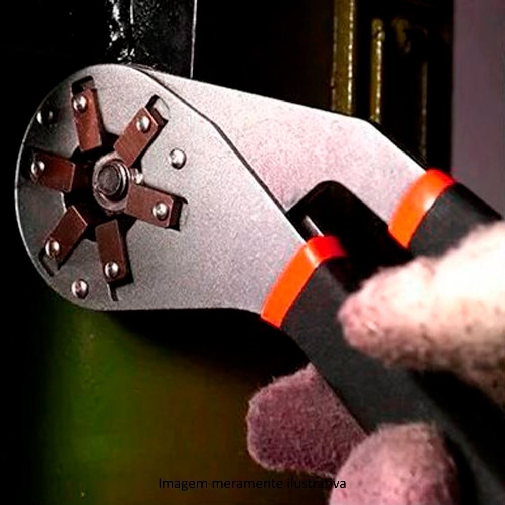 Chave 14 Em 1 Multifuncional Hexagonal Meghazine - Preto