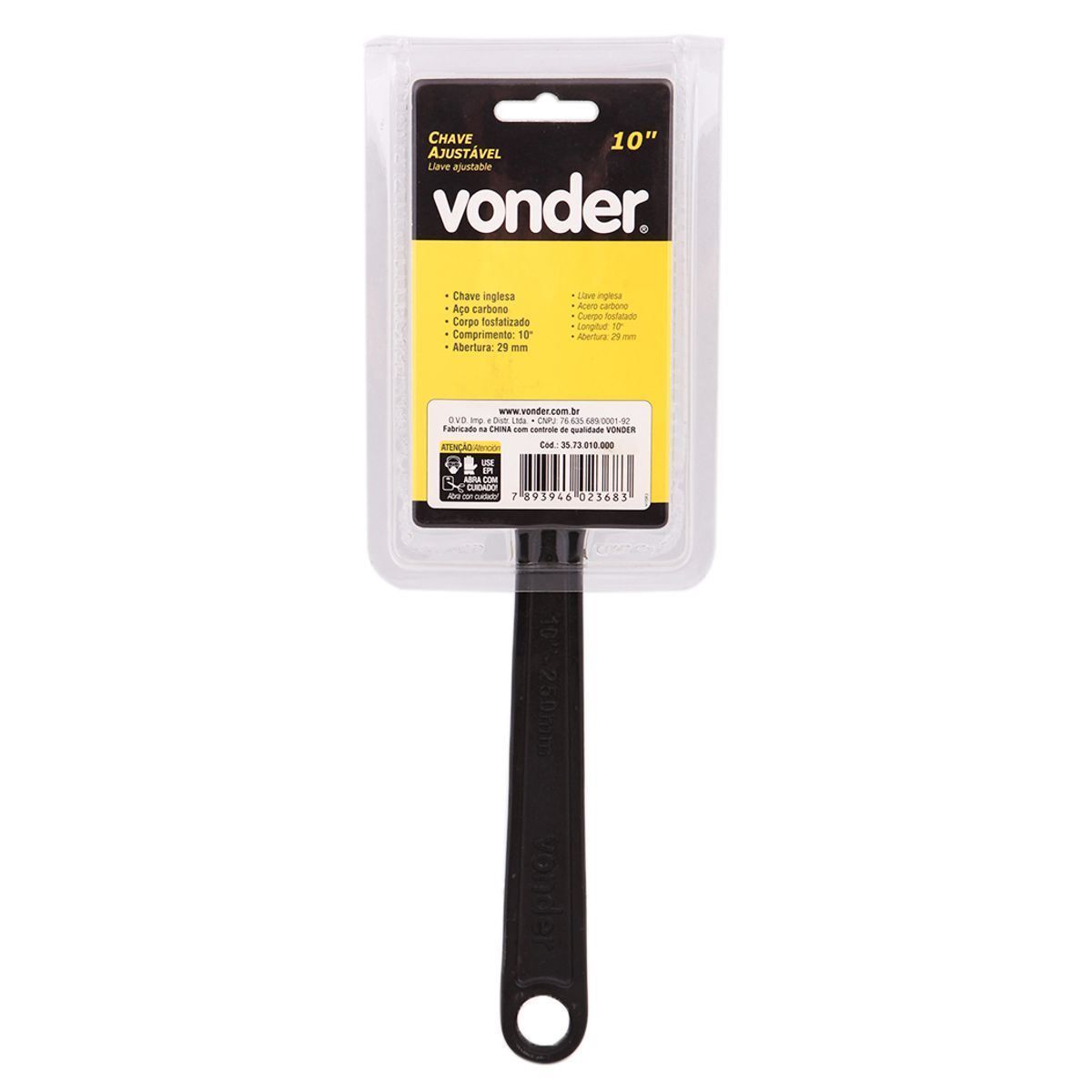 Chave Inglesa 10" Fosfotizada Vonder - 3573010000