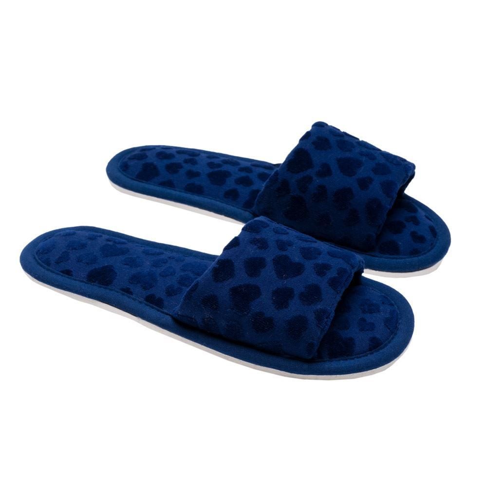 Chinelo Aberto Adulto De Plush - MARINHO 33/34