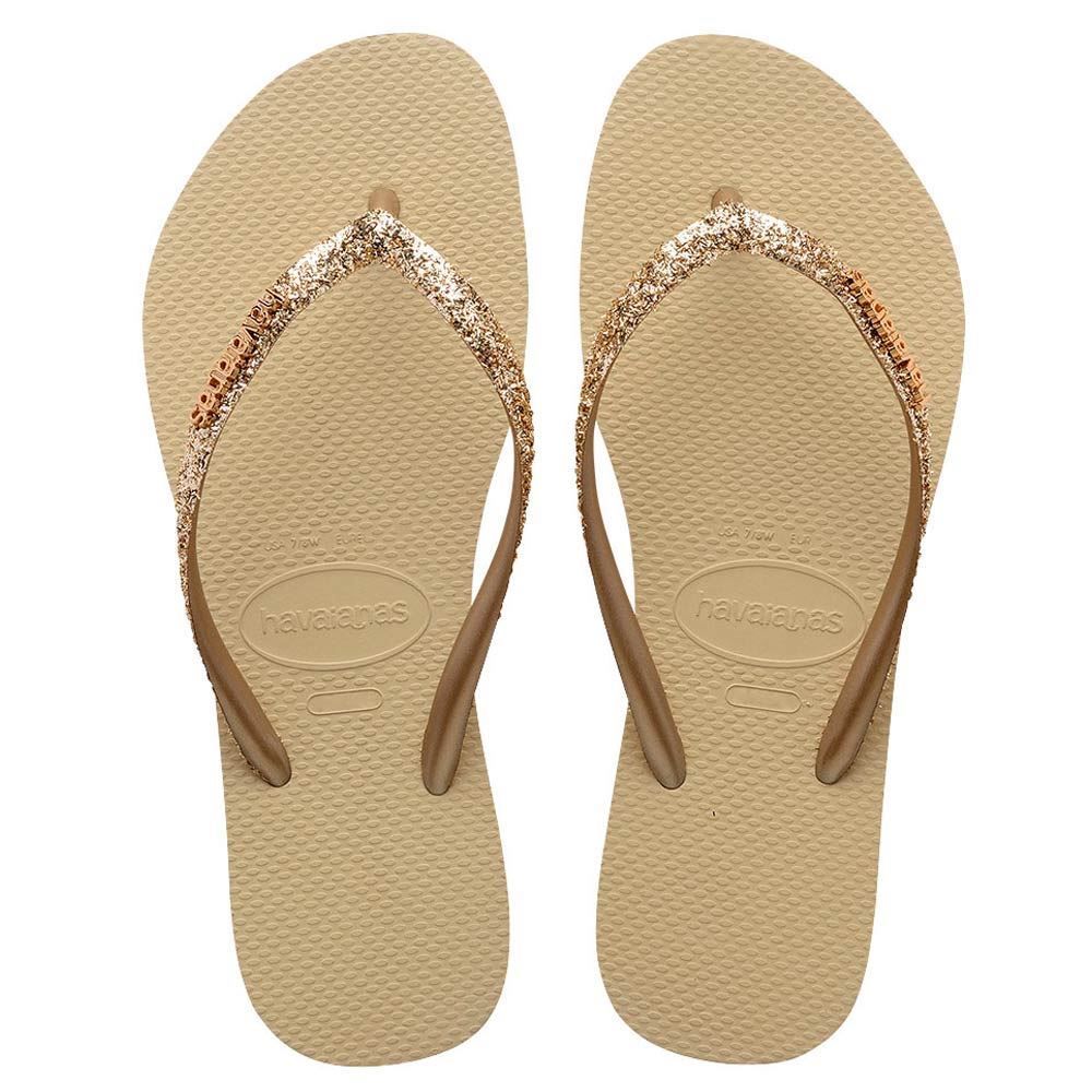 Chinelo Kids Menina Slim Glitter Ii Havaianas - AREIA 27/28