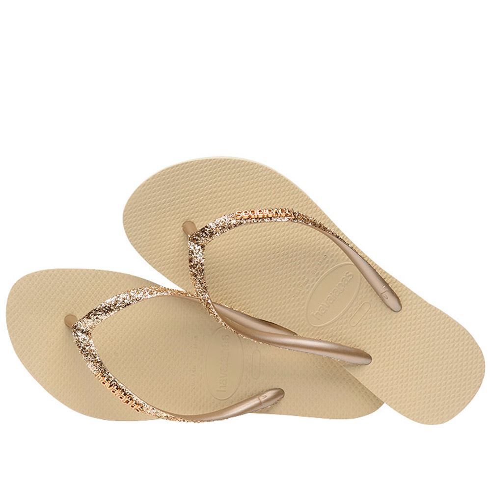 Chinelo Kids Menina Slim Glitter Ii Havaianas - AREIA 27/28