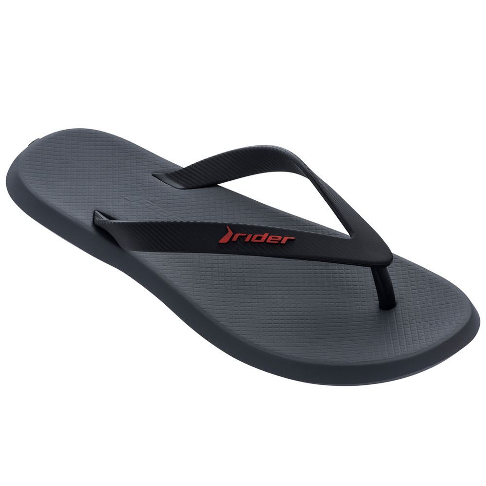 Chinelo Masculino R1 Speed Rider - CINZA/PRETO 41
