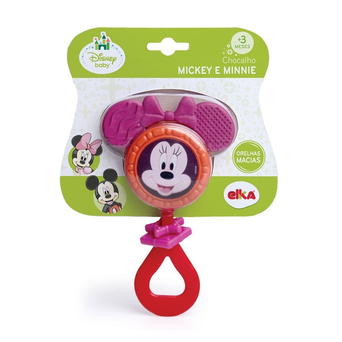 Chocalho Minnie 1060 Elka - Vermelho