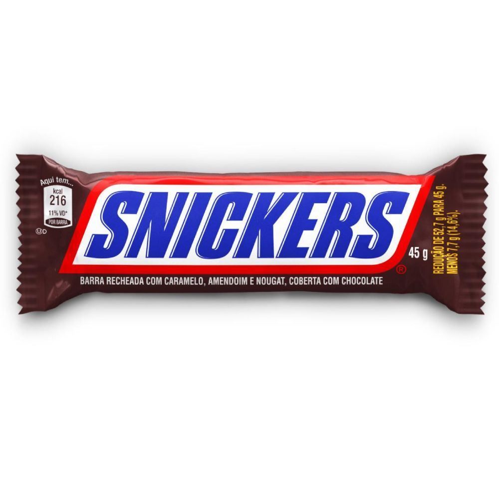 Chocolate Snickers Original - 45 Gramas