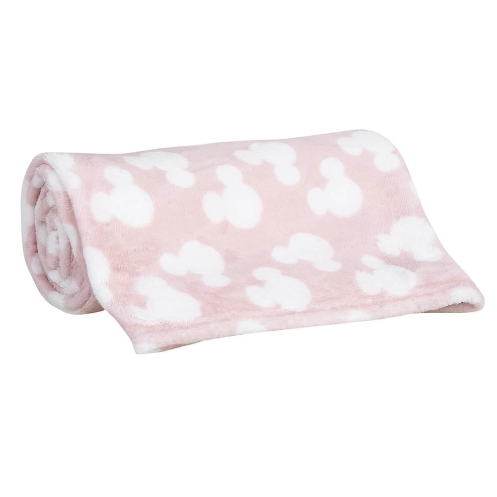 Cobertor Bebê Disney 110X90cm - Rosa Medio