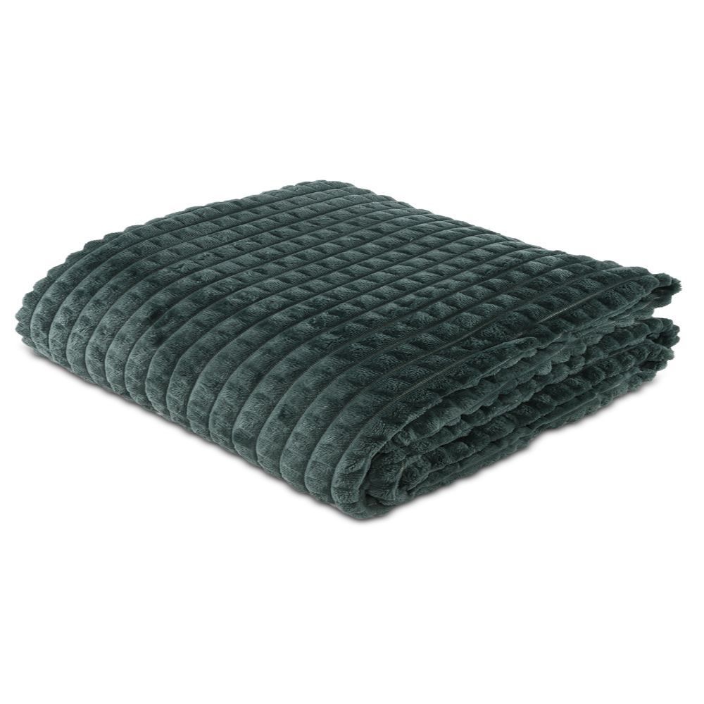Cobertor Casal 100% Poliéster Diamond Havan Casa  - Verde Malaquita