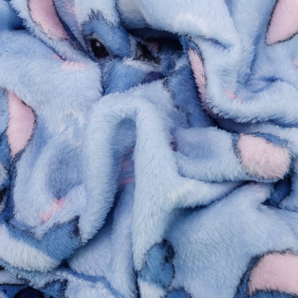 Cobertor Casal 100% Poliéster Disney - Stitch Corações 