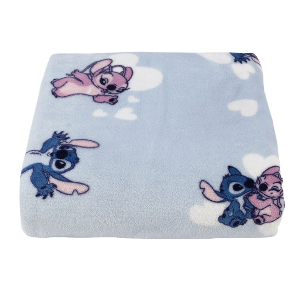 Cobertor Casal 100% Poliéster Disney - Stitch And Angel