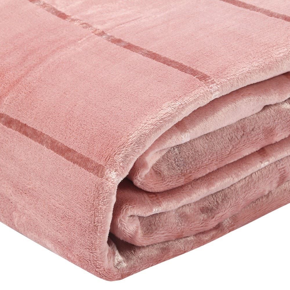 Cobertor Casal 100% Poliéster Elegance Havan Casa - Laranja