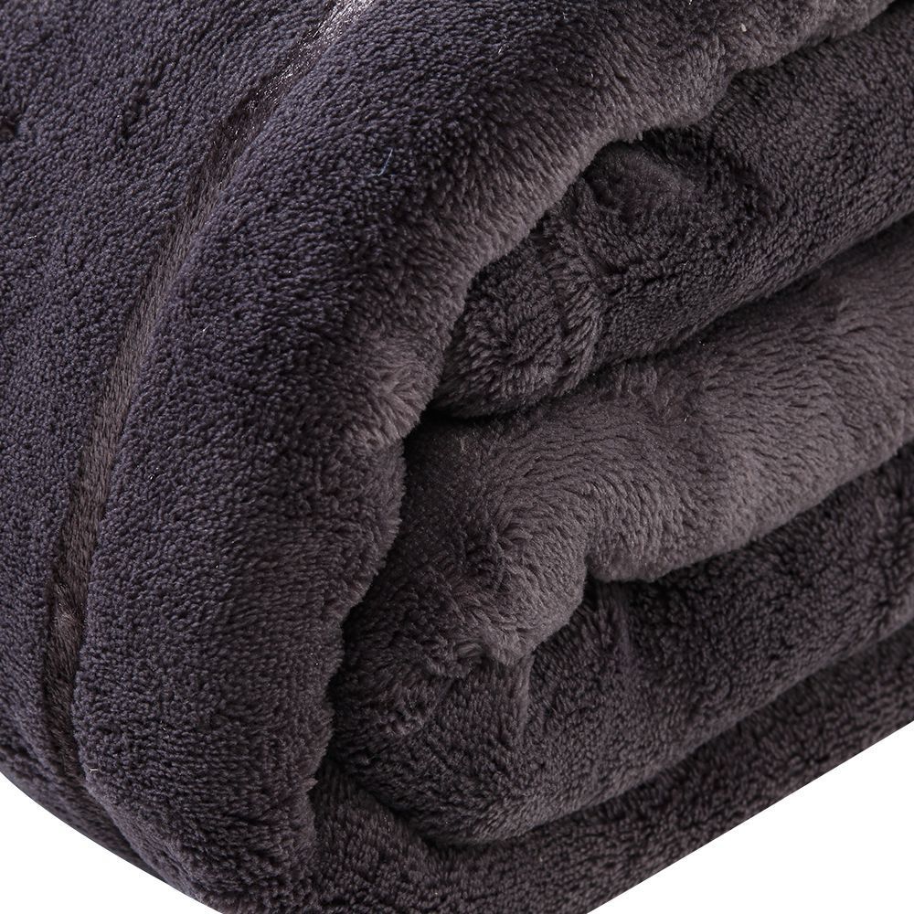 Cobertor Casal 100% Poliéster Elegance Stripe Havan Casa  - Cinza Urbano