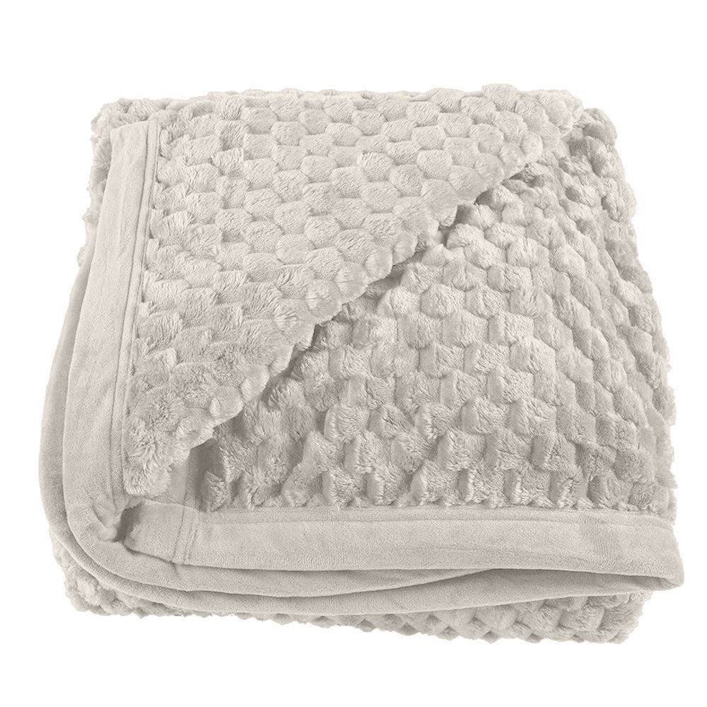 Cobertor Casal 100% Poliéster Imperial Havan Casa - Cru