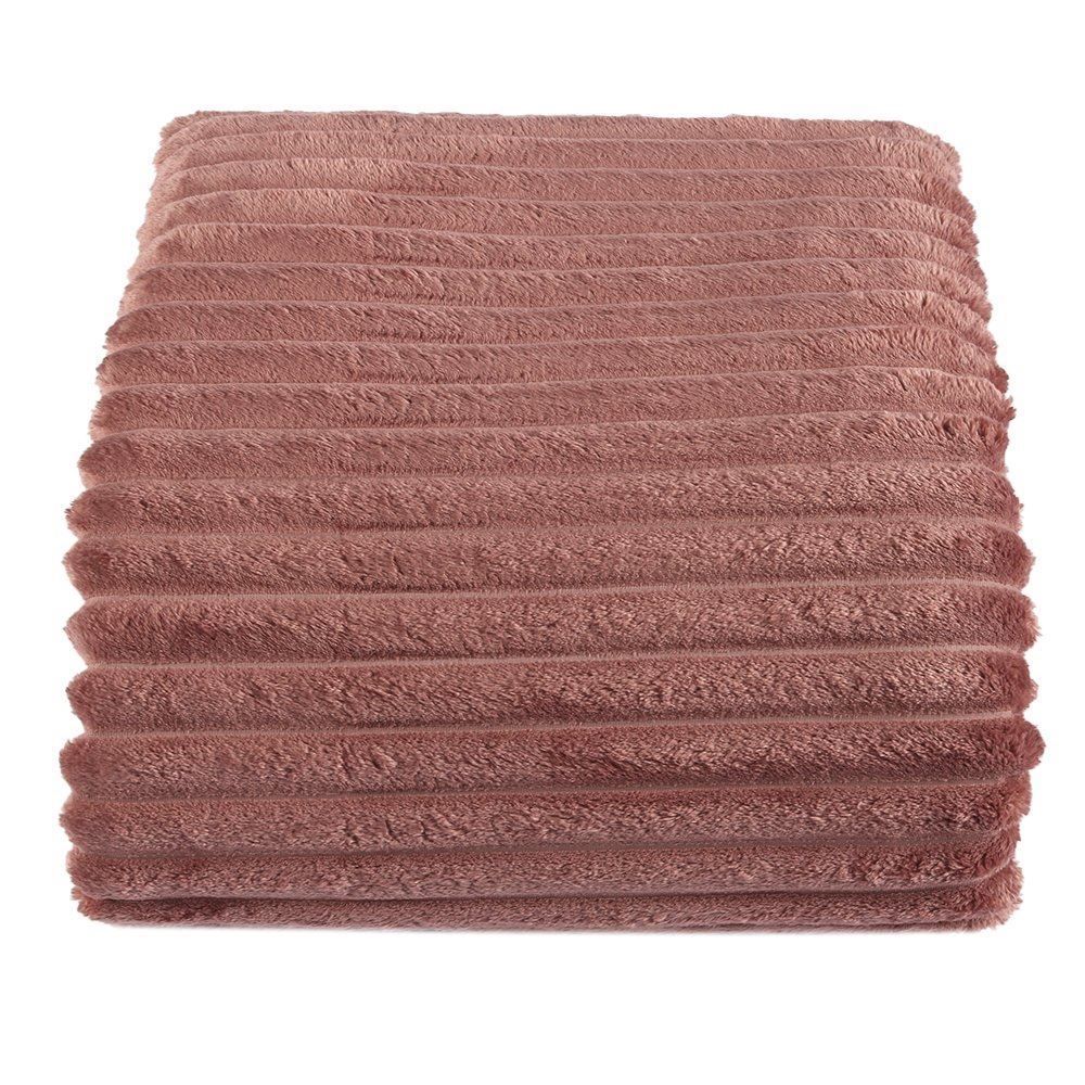 Cobertor Casal 100% Poliéster Premier Canelado Havan Casa - Rosa