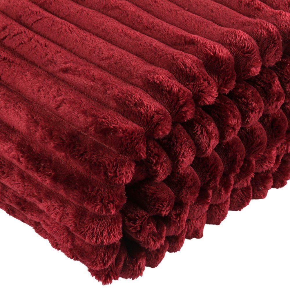 Cobertor Casal 100% Poliéster Premier Canelado Havan Casa - Bloodstone