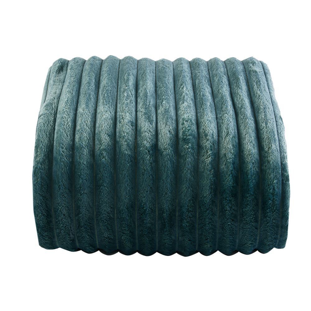 Cobertor Casal 100% Poliéster Premier Canelado Havan Casa  - Verde