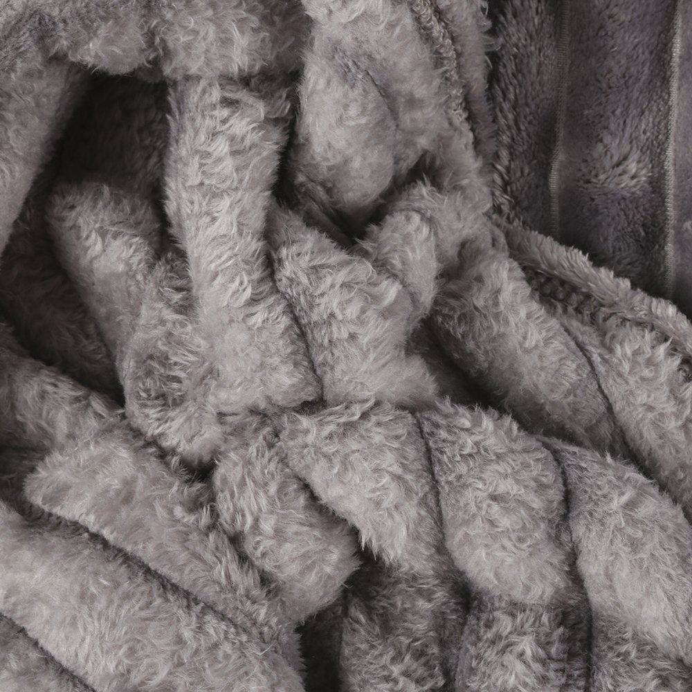 Cobertor Casal Canelado Premier Havan Casa - Cinza