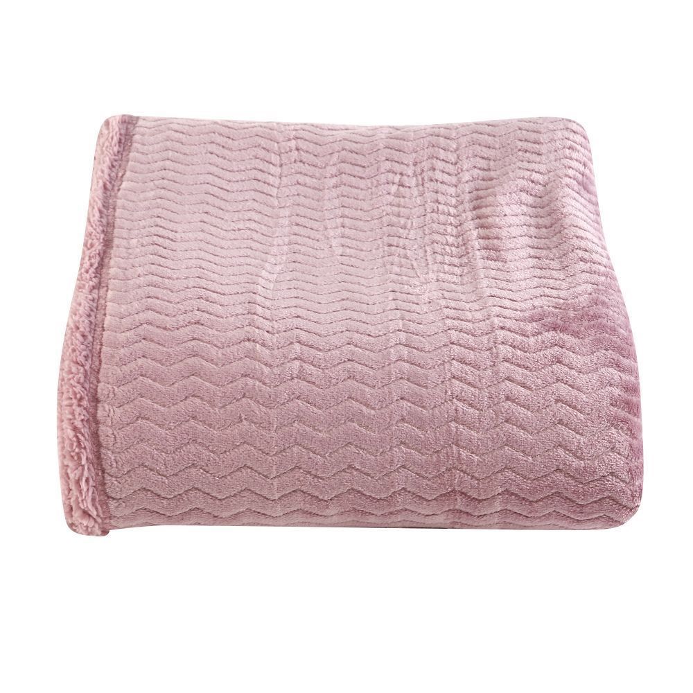 Cobertor Casal Dupla Face Aspen Sherpa Havan Casa - Rosa
