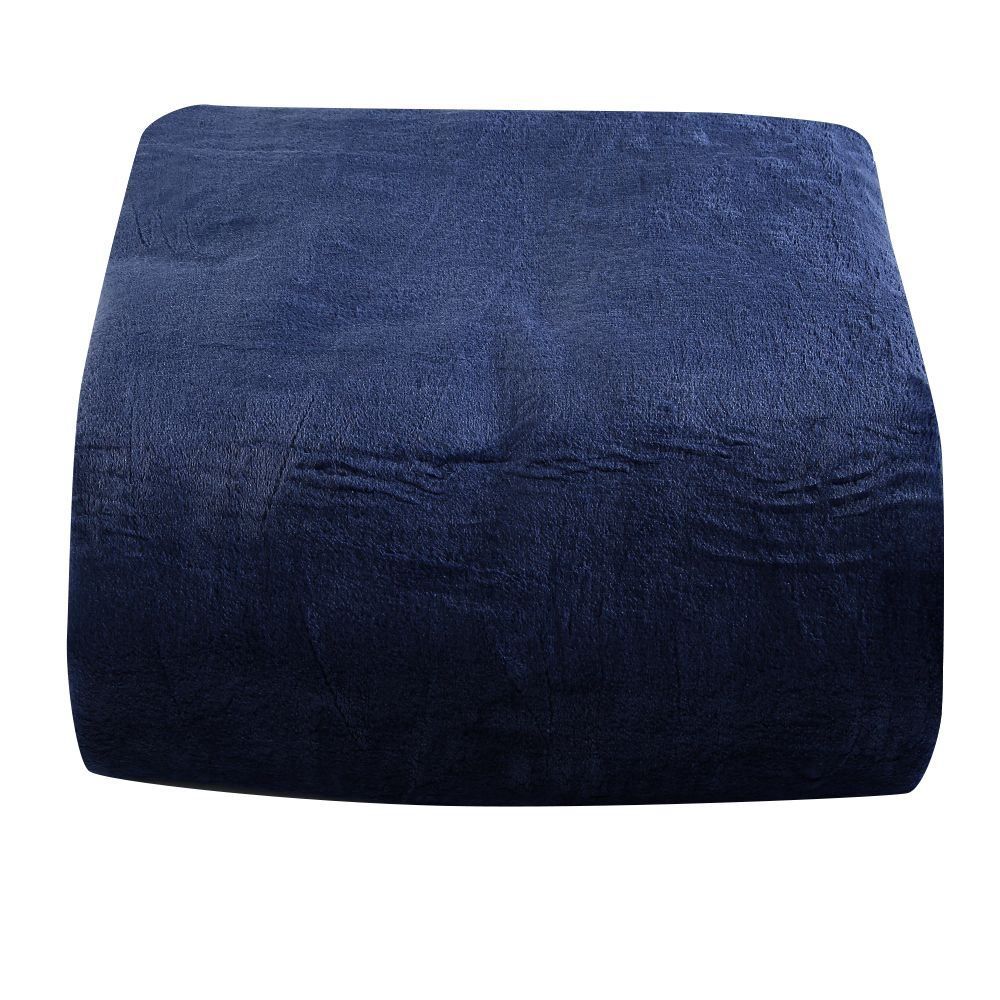 Cobertor Casal Microfibra 100% Poliéster Premier Havan Casa  - Marinho