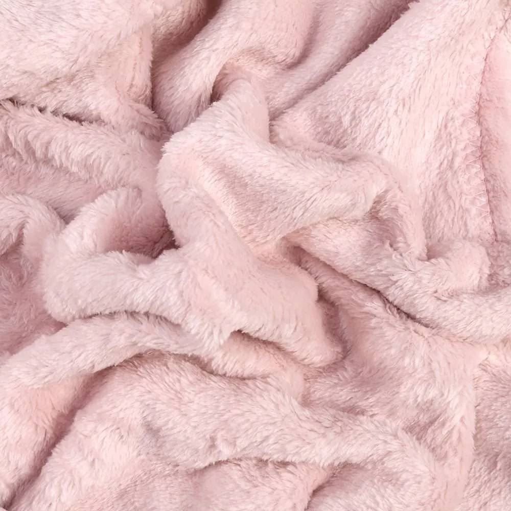 Cobertor Casal 100% Poliéster Premier Havan Casa - Rosa Pálido