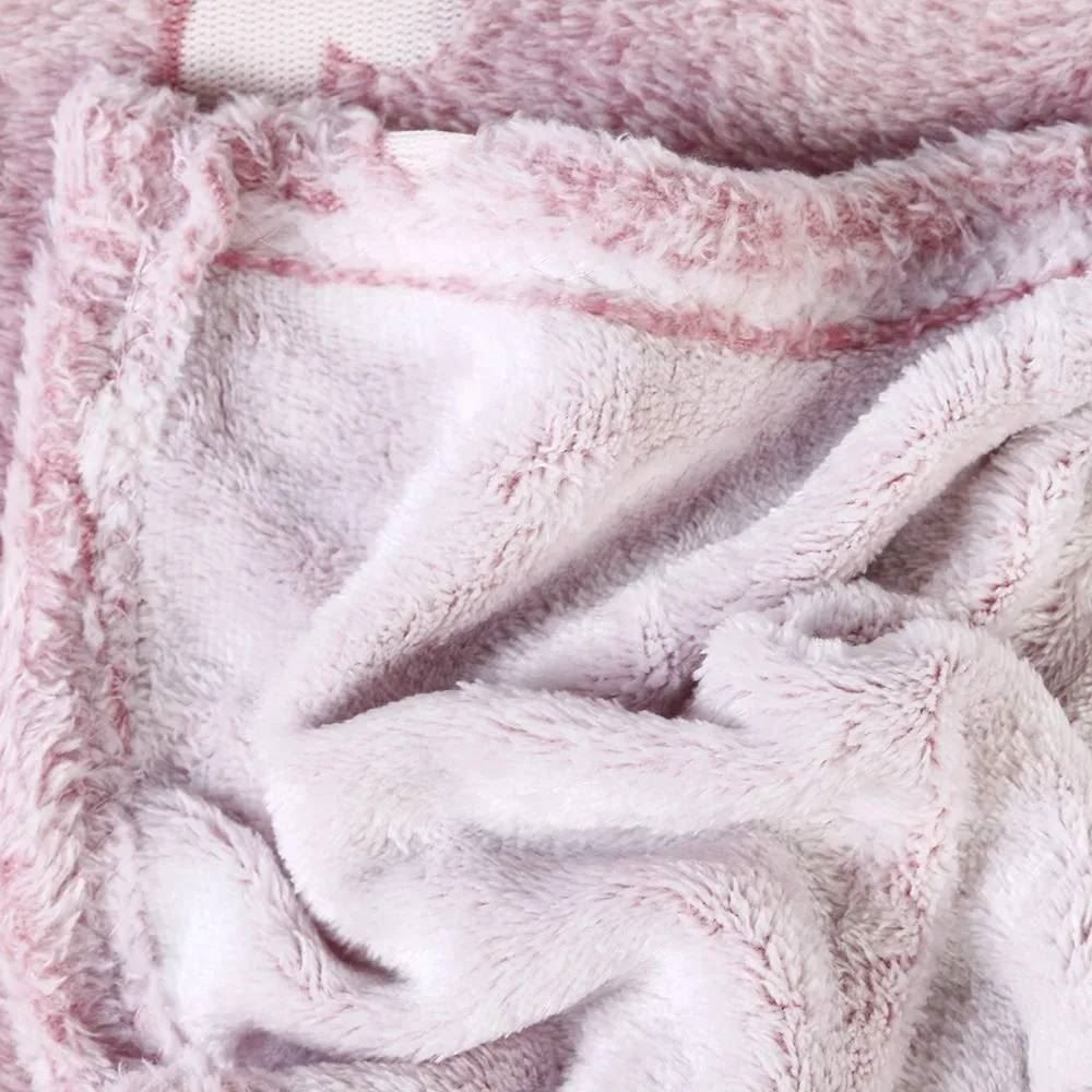 Cobertor Casal Microfibra 3D Havan Casa - Coração Rose