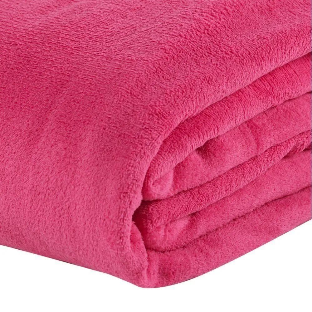Cobertor Casal Microfibra Paris Havan Casa 1 Pç - Rosa Flash