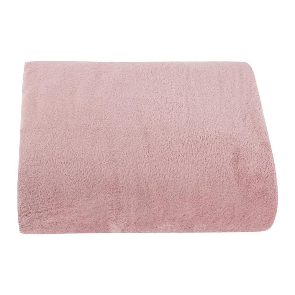 Cobertor Casal Microfibra Liso Paris Havan Casa - Rose