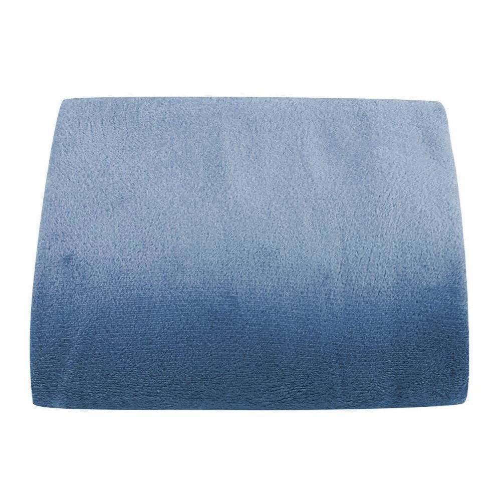 Cobertor Casal Microfibra Liso Paris Havan Casa - Azul Névoa