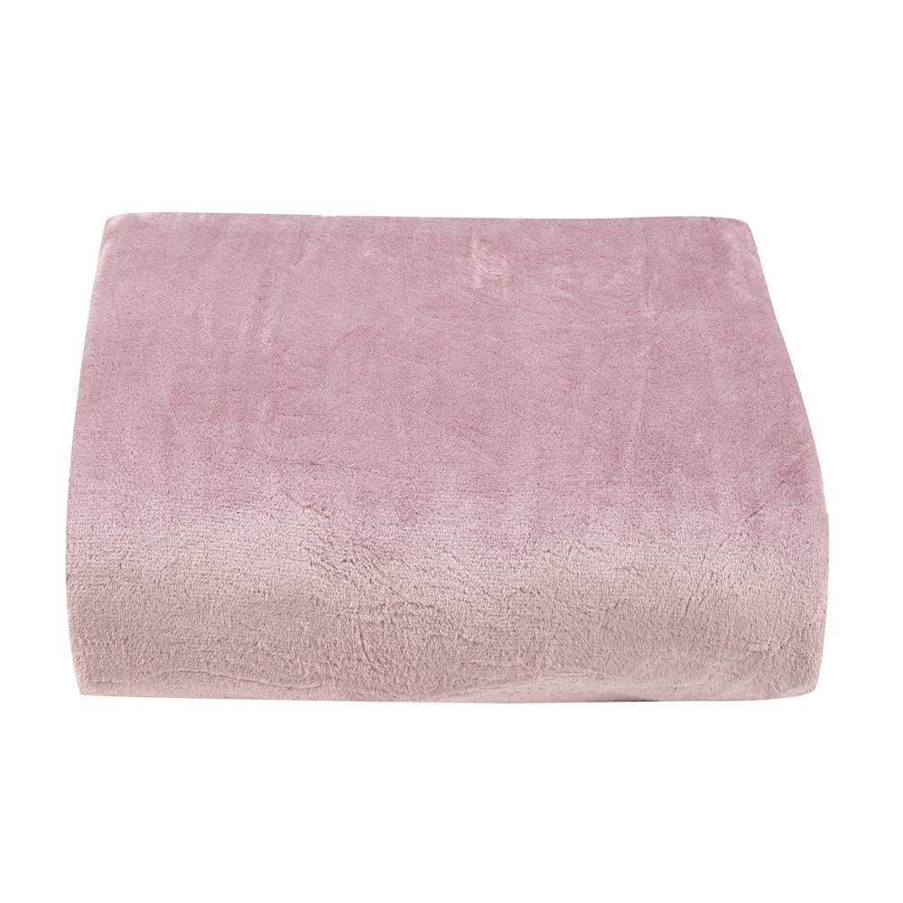 Cobertor Casal Microfibra Velour Neo Clássico Camesa - Rose