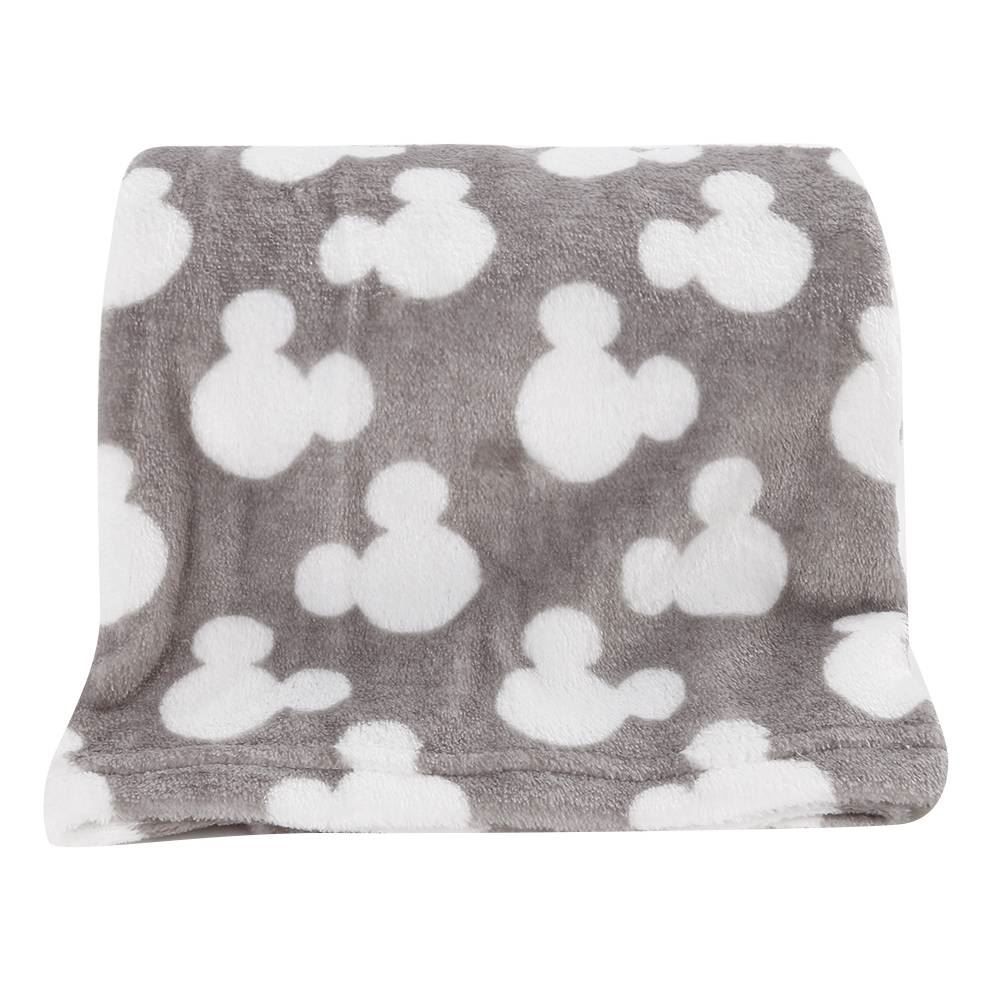 Cobertor Infantil Bebê 100% Poliéster Disney - Cinza Medio