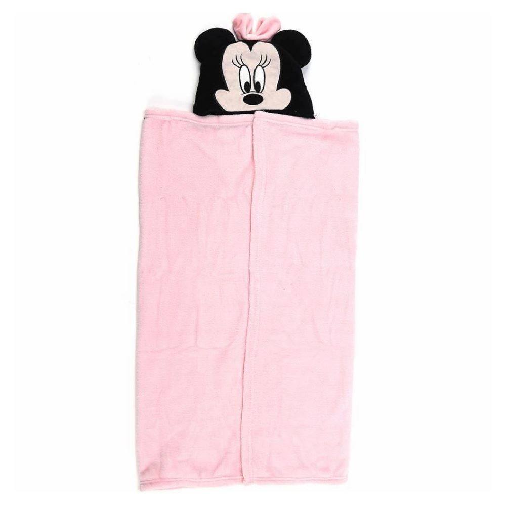 Cobertor Infantil com Capuz 100% Poliéster Disney - Minnie