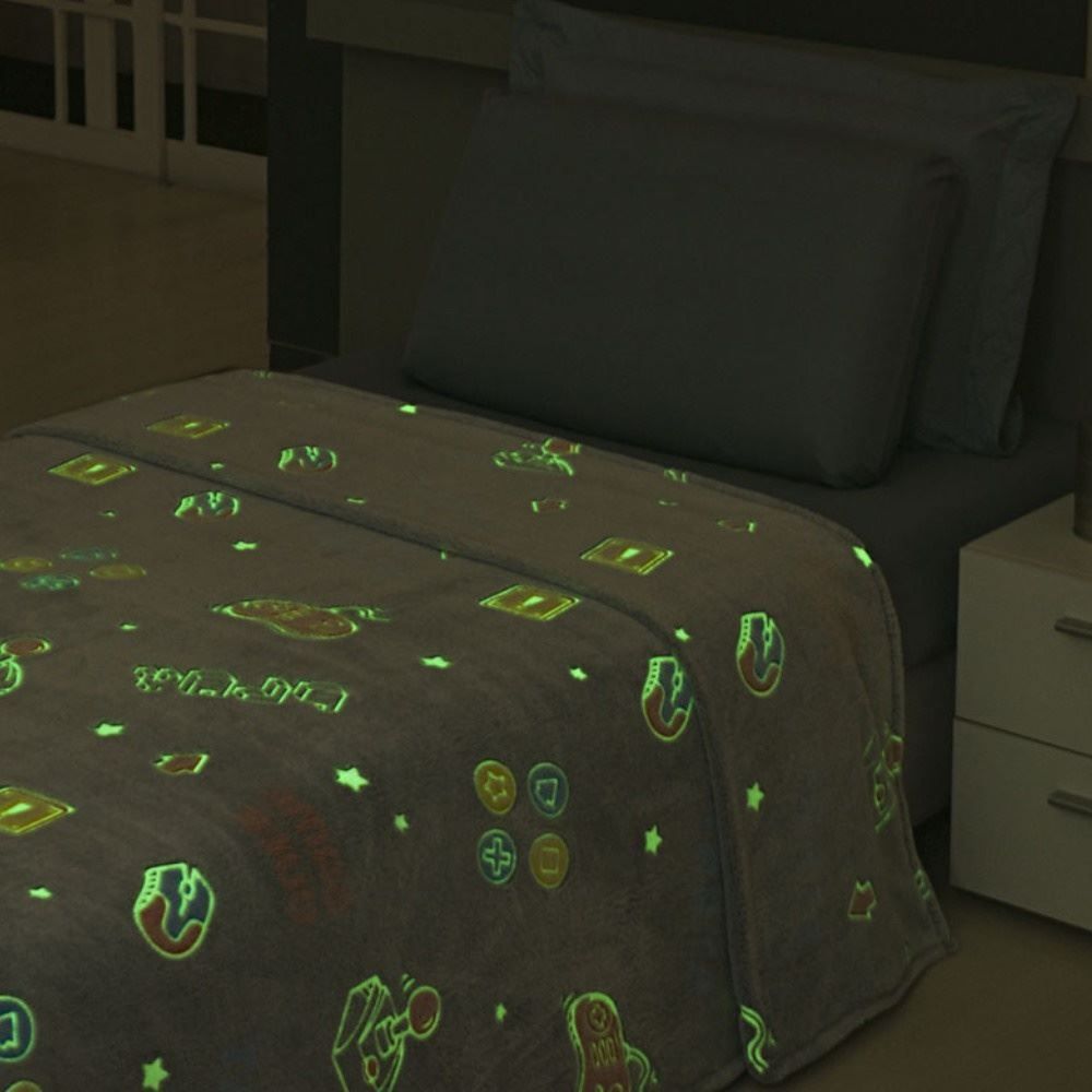 Cobertor Infantil Mágico Encantos Brilha No Escuro - Play