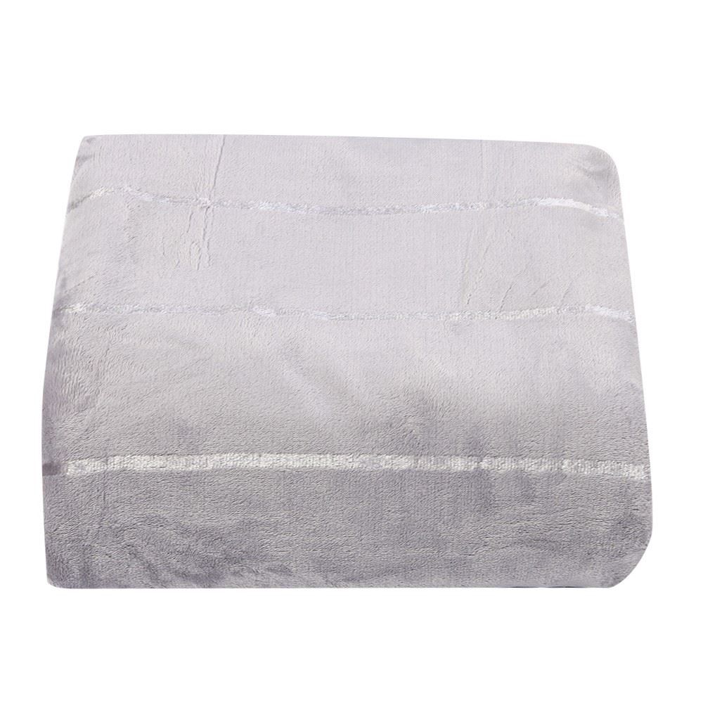 Cobertor King 100% Poliéster Elegance Havan Casa - Cinza