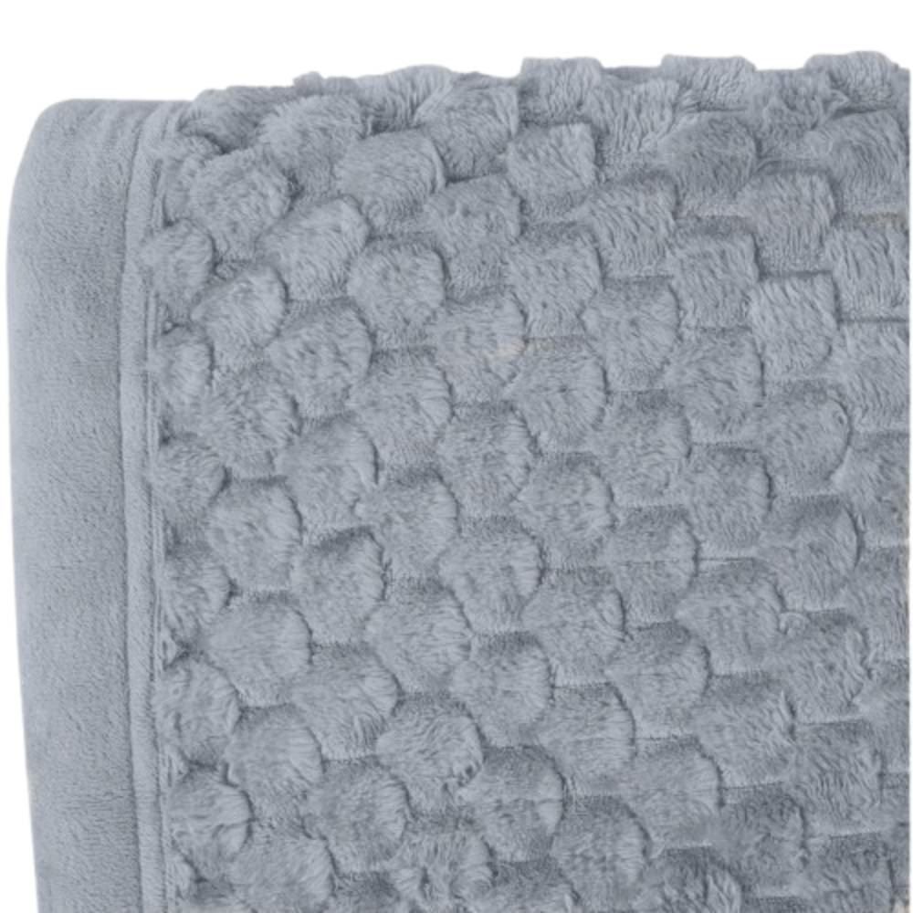 Cobertor King 100% Poliéster Imperial Havan Casa - Cinza Amianto