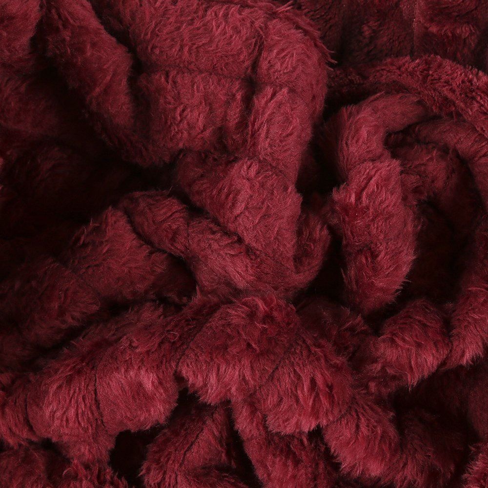 Cobertor King 100% Poliéster Premier Canelado Havan Casa - Bloodstone