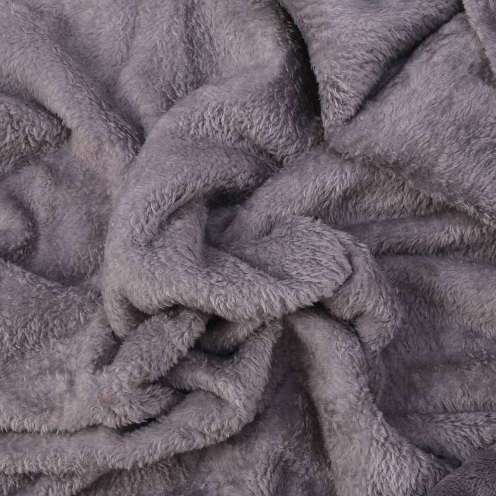 Cobertor King 100% Poliéster Premier Havan Casa - Cinza Ice