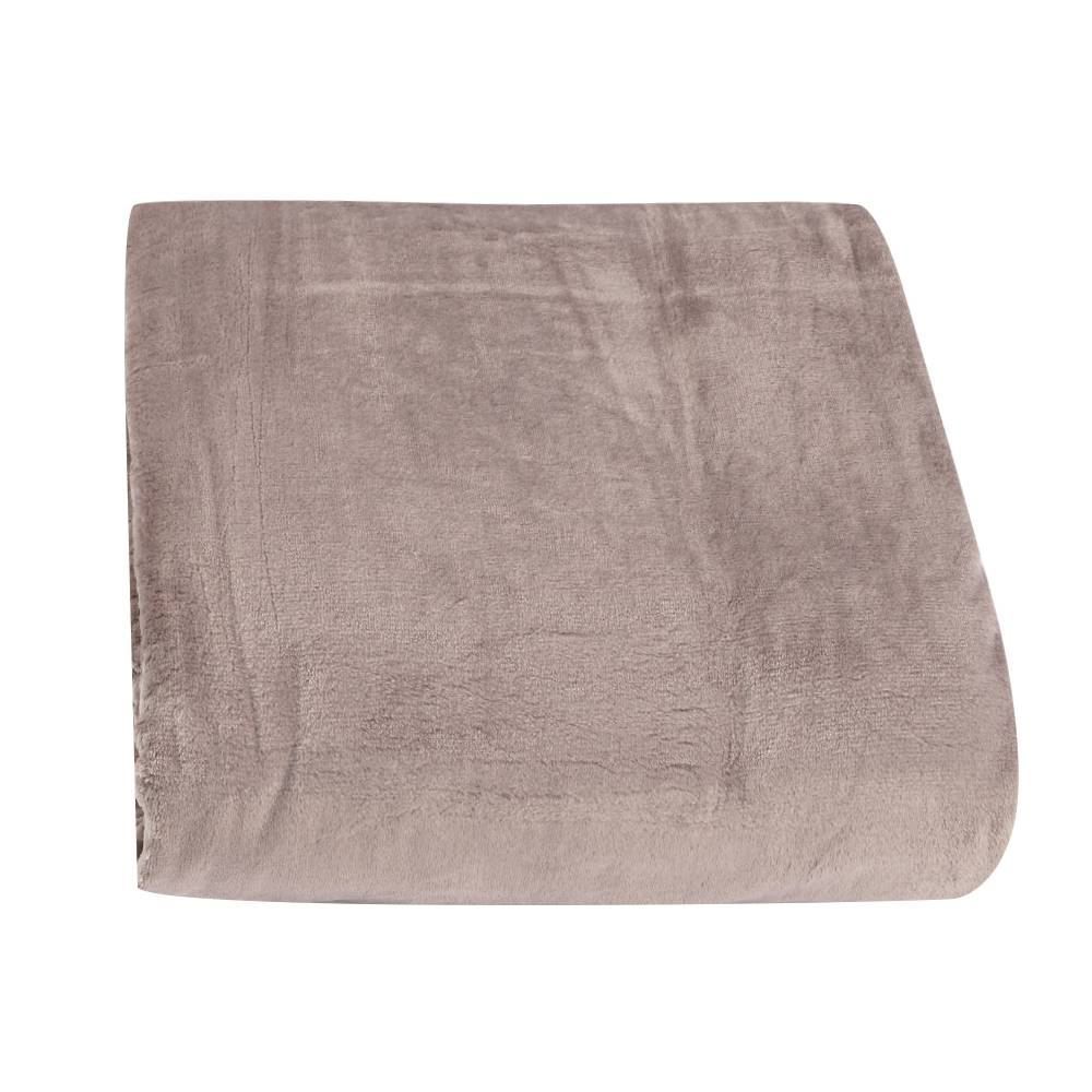 Cobertor King 100% Poliéster Premier Havan Casa - Taupe