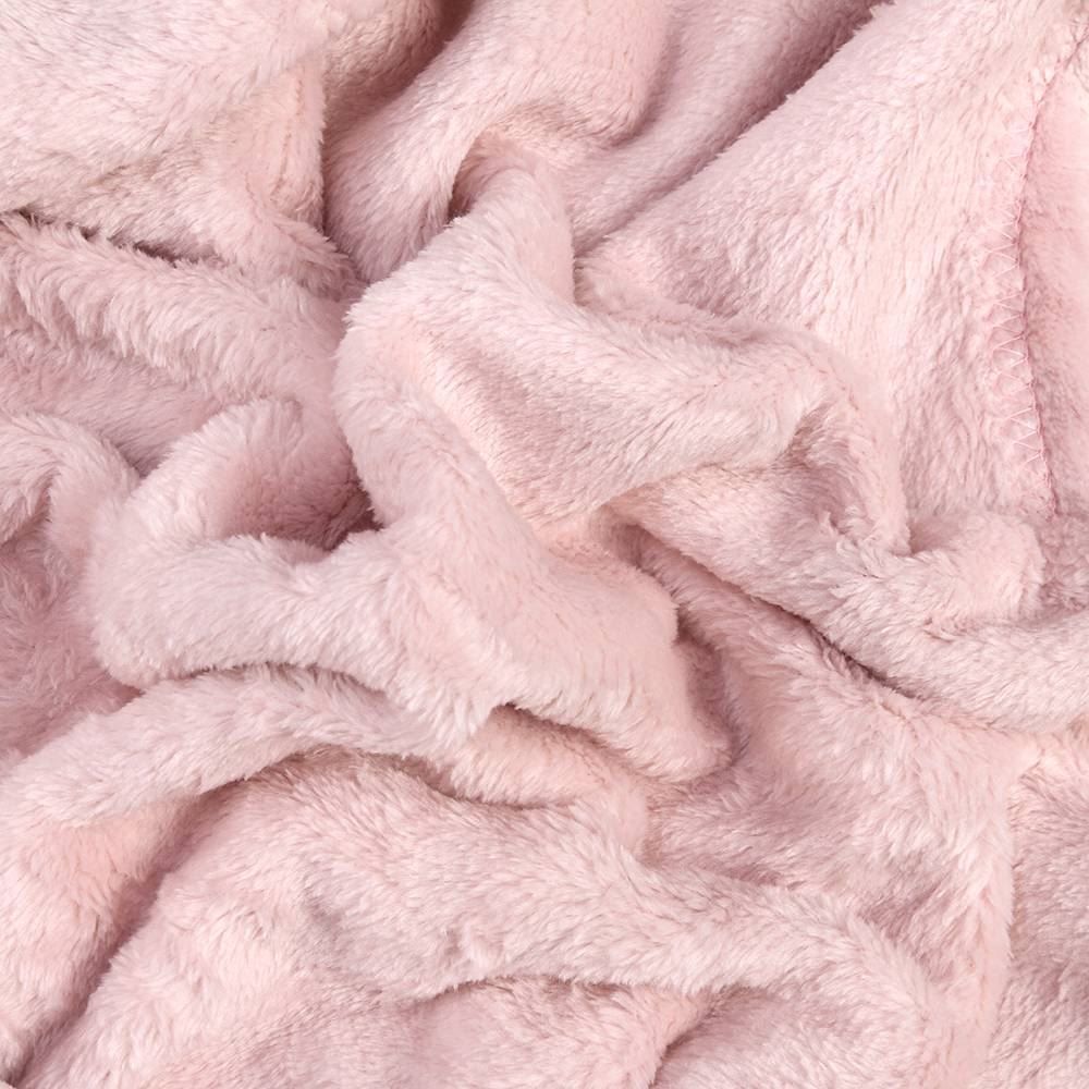 Cobertor King 100% Poliéster Premier Havan Casa - Rosa Pálido